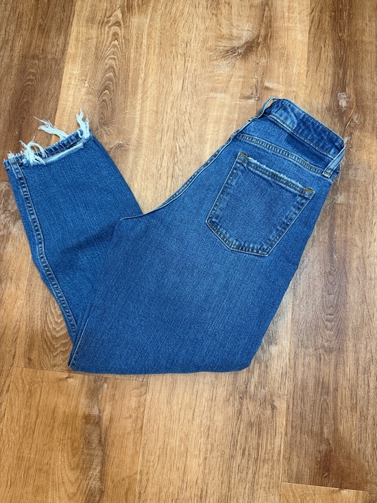 Abercrombie & Fitch Denim - Abercrombie & Fitch Mom High Rise Jeans - Dark Blue Denim Curve Love size 4/27